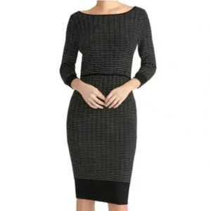 Rachel Roy, sweater dress black and white, Medium